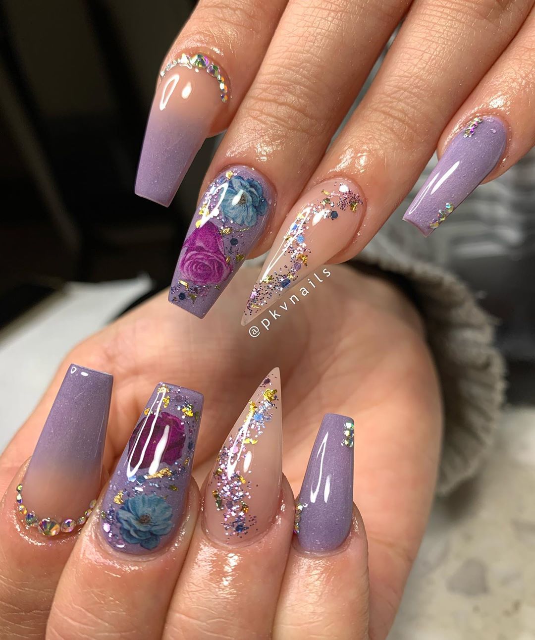 UPDATED 30 Dazzling Rhinestone Nails for 2020 (August 2020)