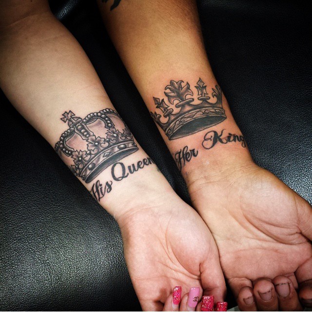 Discover 72+ his king her queen tattoo super hot - thtantai2