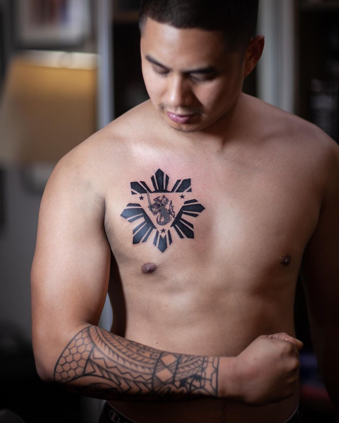 Fiftyfive Tinta Pilipinas  Filipino Tribal 3 stars and a sun tattoo done  by jefftattoos at 55 Tinta Maginhawa Were open today from 1pm till 10pm  55tinta 55tintapilipinas  Facebook