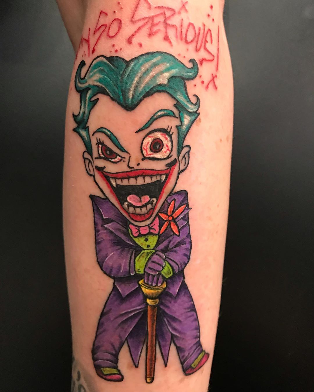 Why so serious Joker Tattoo Art