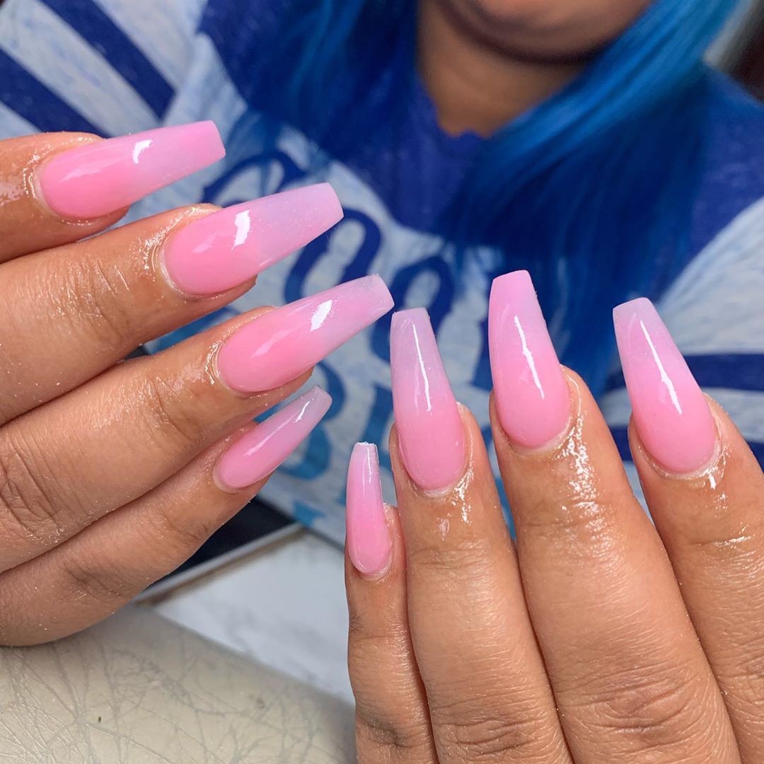 Updated 40 Bubbly Pink Acrylic Nails For 2020 July 2020