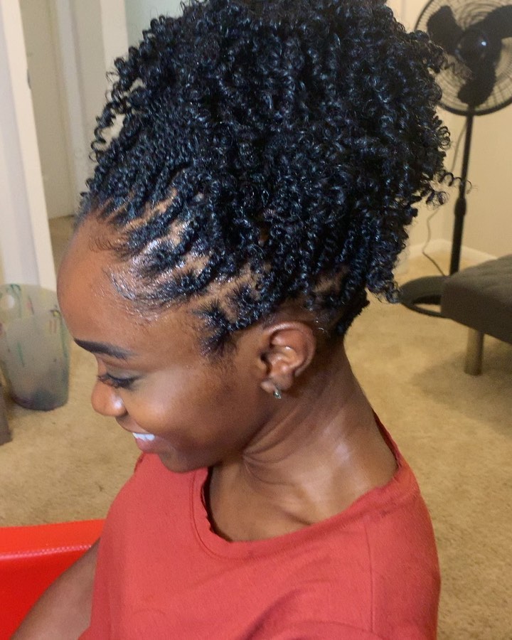 Passion twists hairstyle