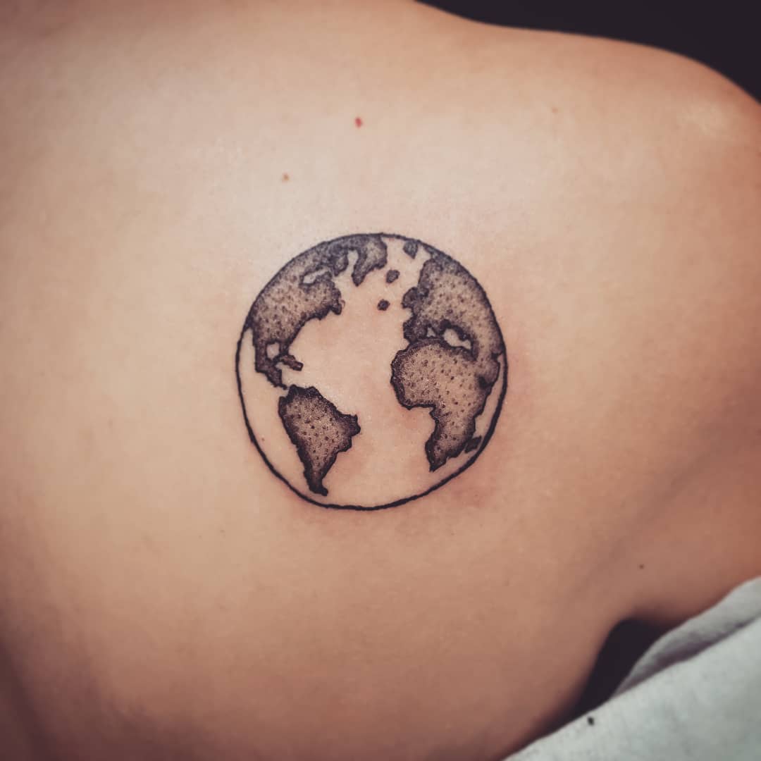 Shoulder Tattoos for Women: Earth