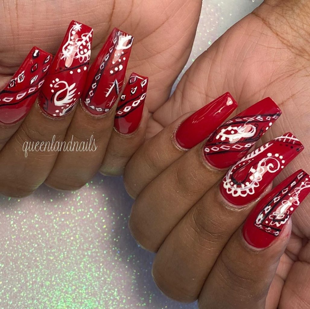 [UPDATED] 30+ Bold Red Acrylic Nail Design Ideas