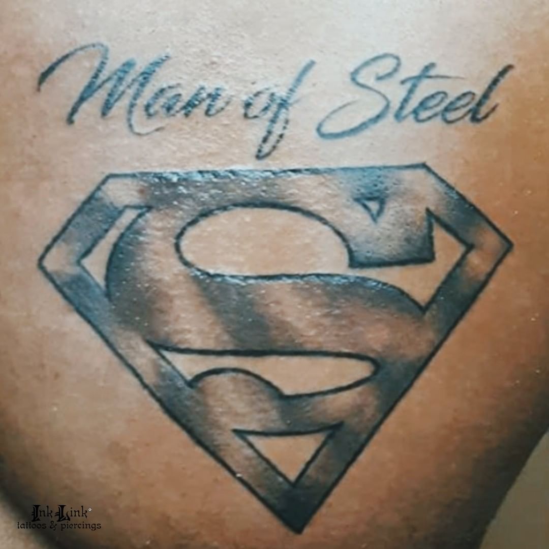 Haley Adams Tattoo : Tattoos : Misc : Super, superman and tribal blades
