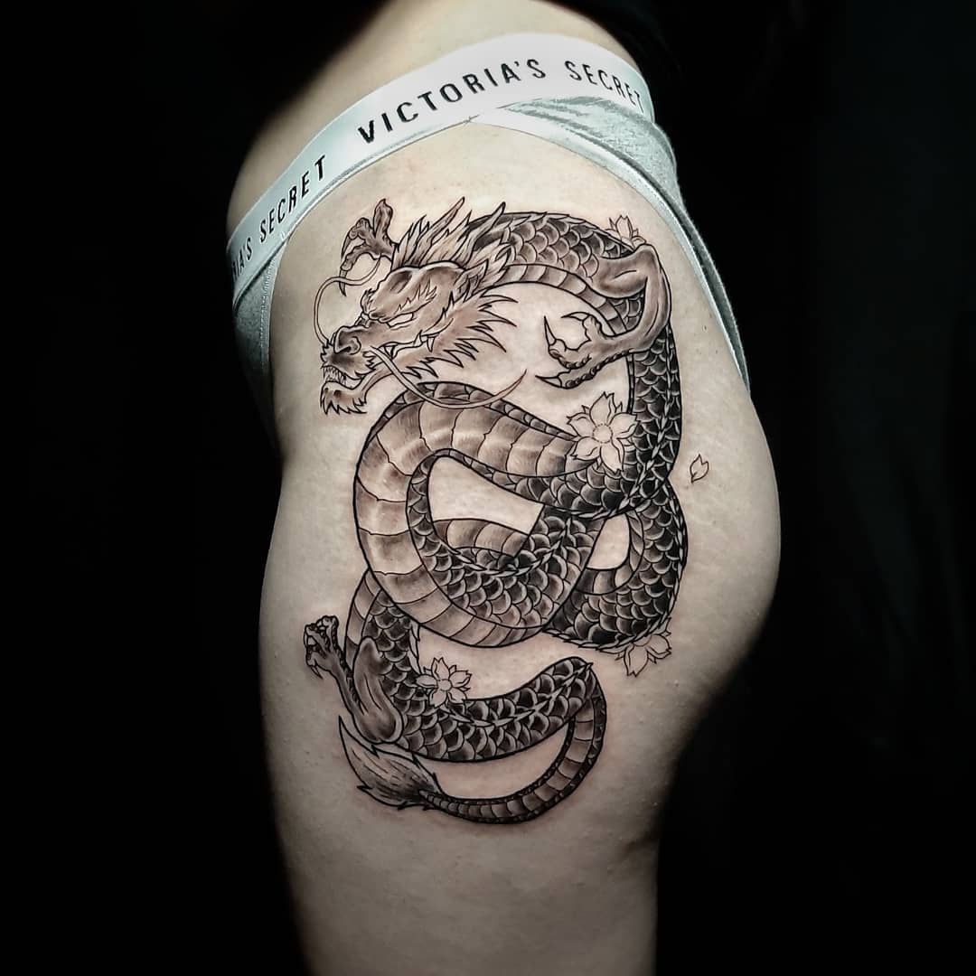 Japanese Dragon Tattoo Inspiration