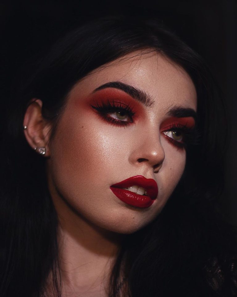[UPDATED] 40 Glamorous Red Eyeshadow Looks