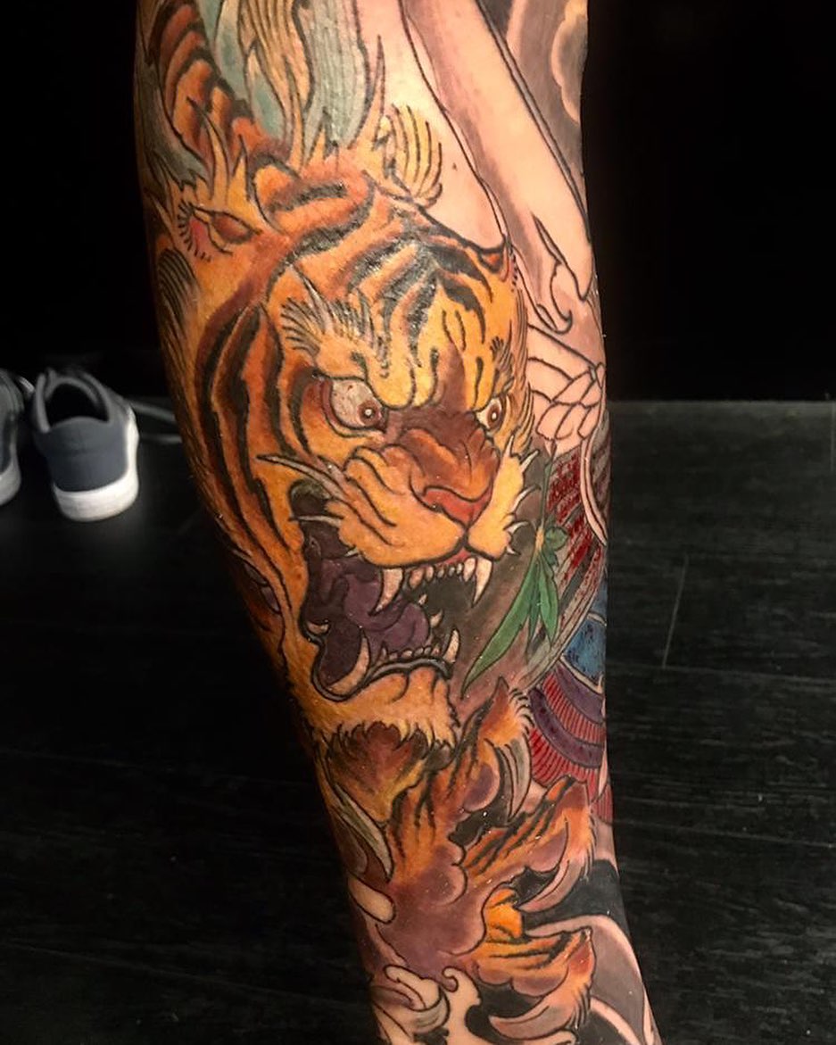 UPDATED] 40 Majestic Japanese Tiger Tattoo Designs