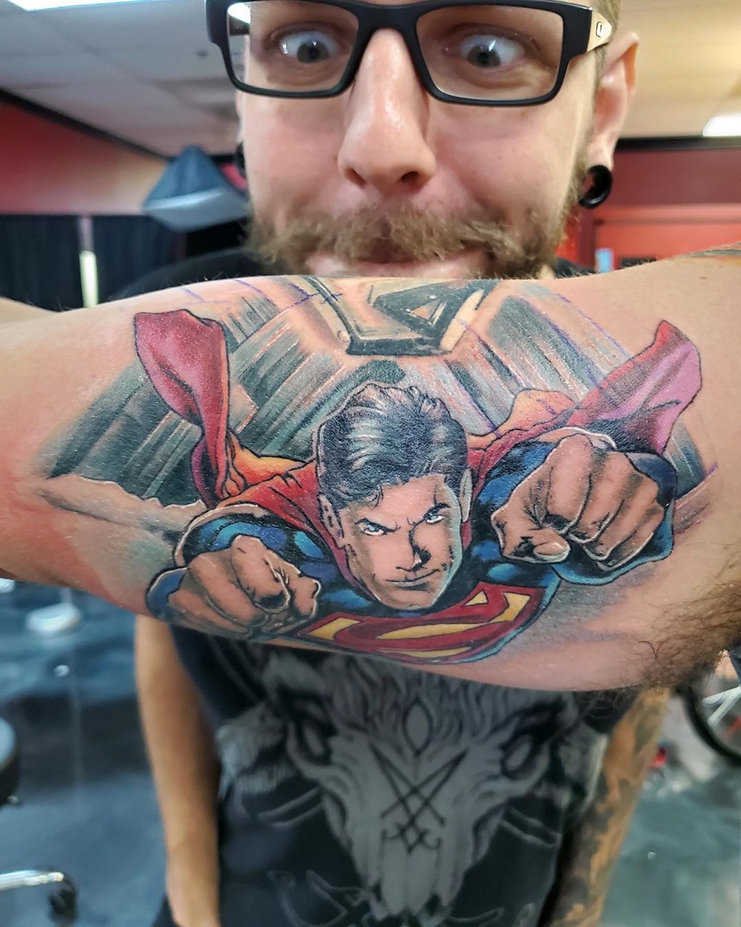 Share 88+ about super man tattoo super cool - in.daotaonec
