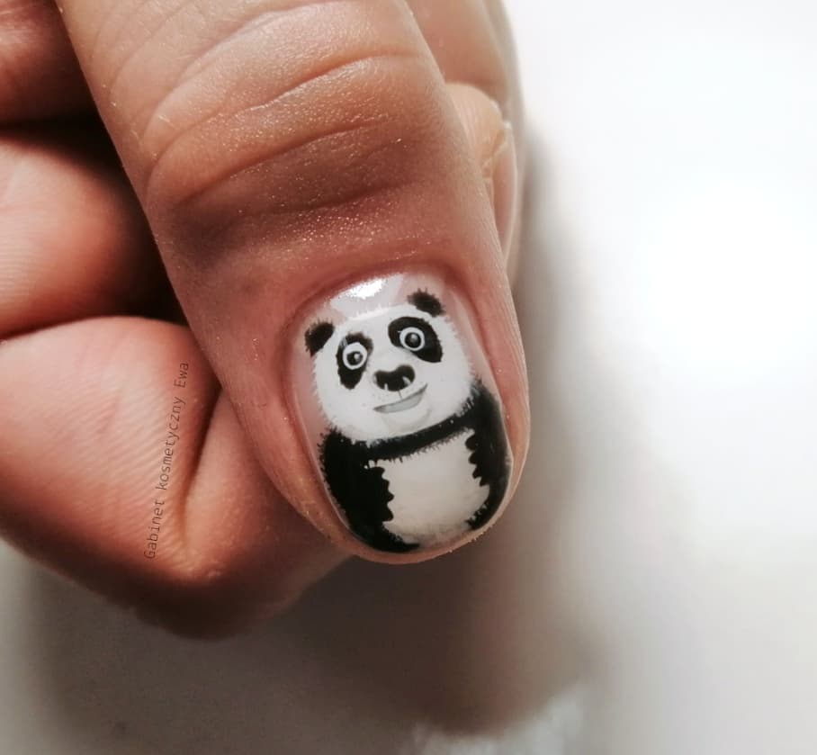 Panda Nails :D · An Animal Nail · Nail Painting 