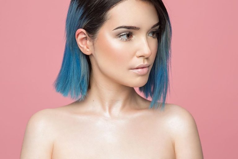 8. Blue Ends on Dark Hair: Pros and Cons - wide 6