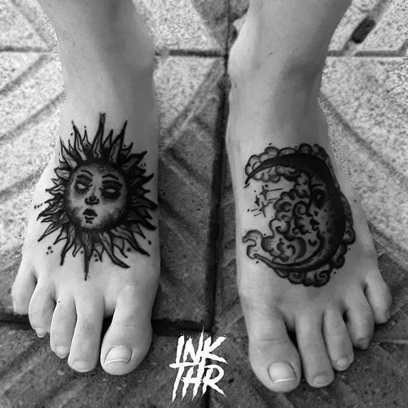Sun and Moon Tattoo Inspiration