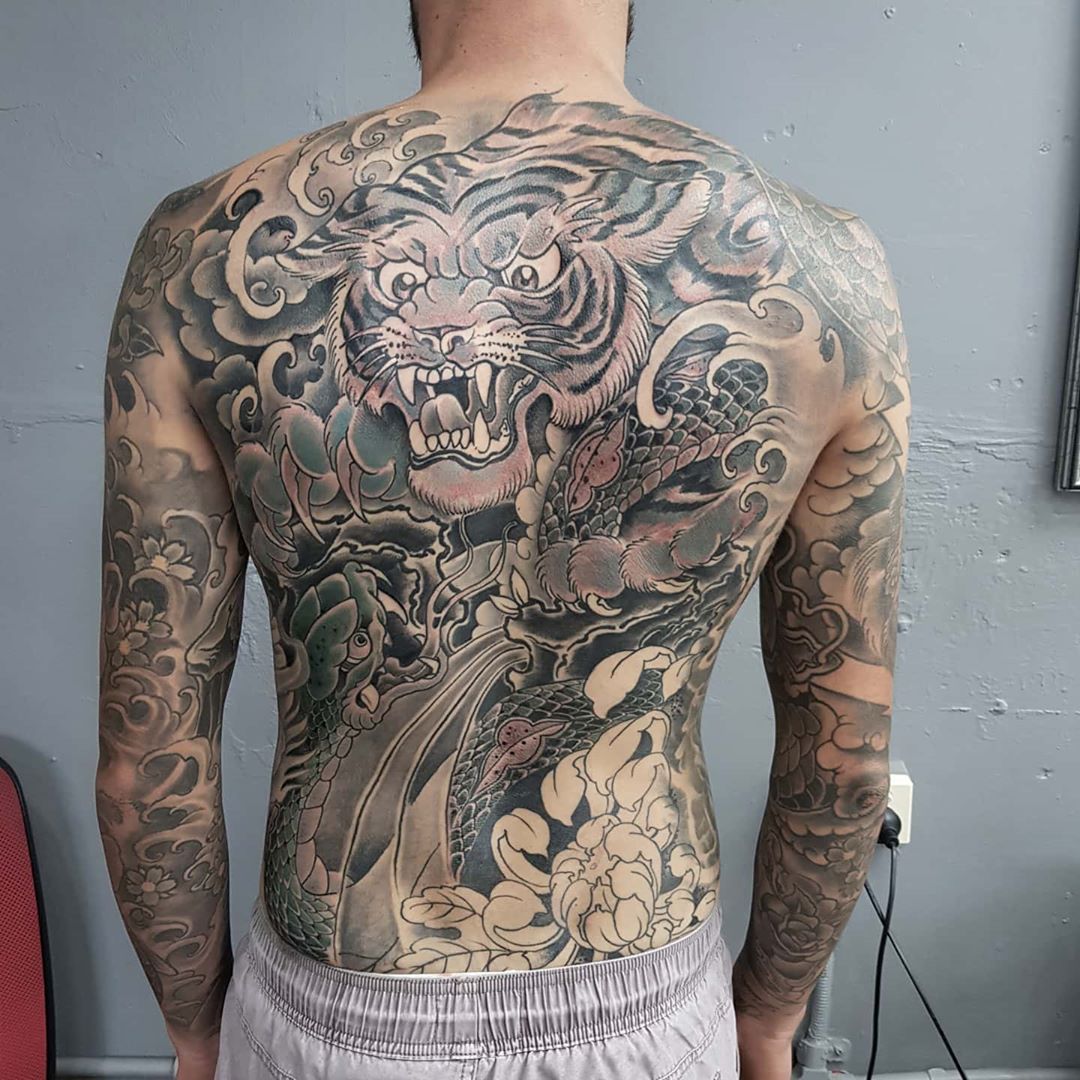 Japanese Tiger Tattoo