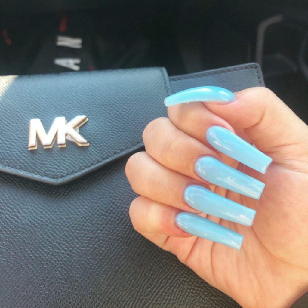 [UPDATED] 55 Blissful Baby Blue Acrylic Nails