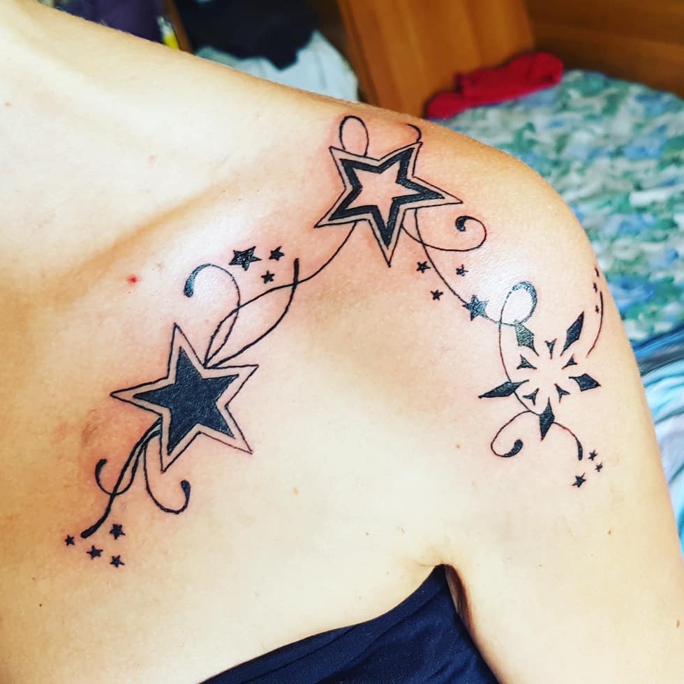 UPDATED] 40+ Heavenly Star Tattoos