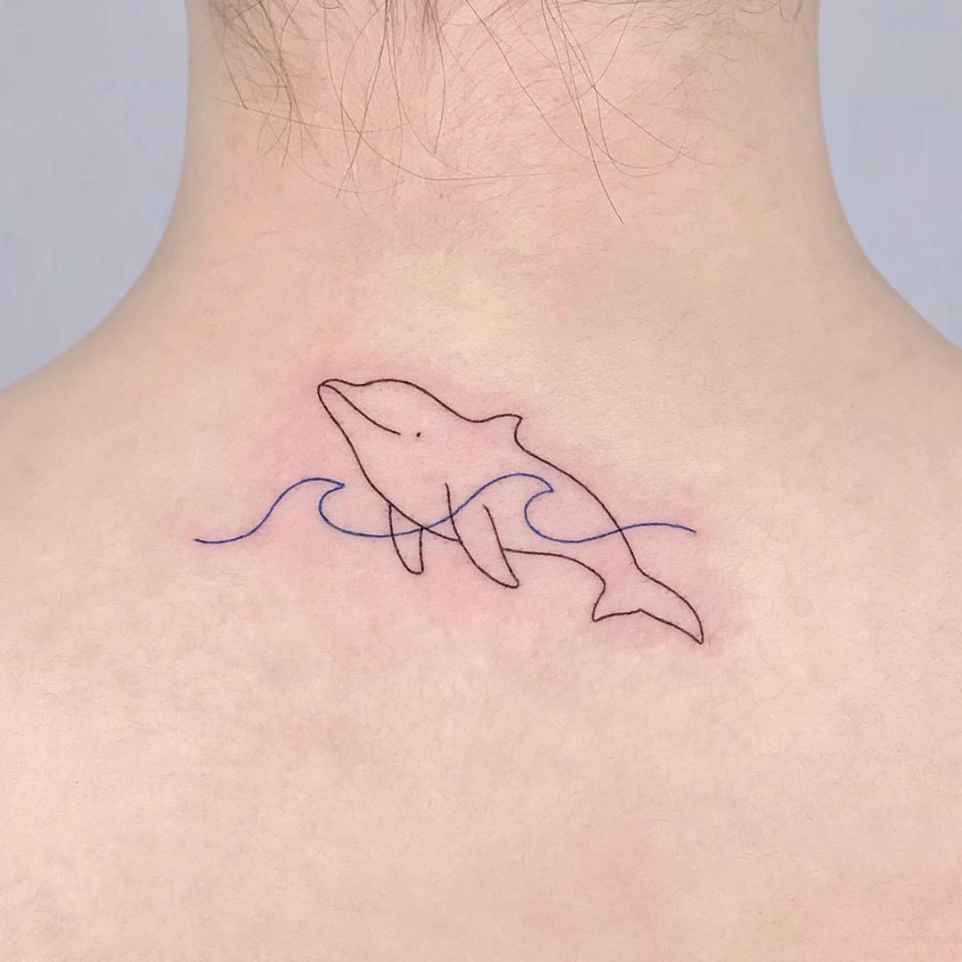 Wave tattoo