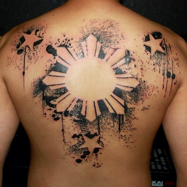 Filipino & Sun Tattoos