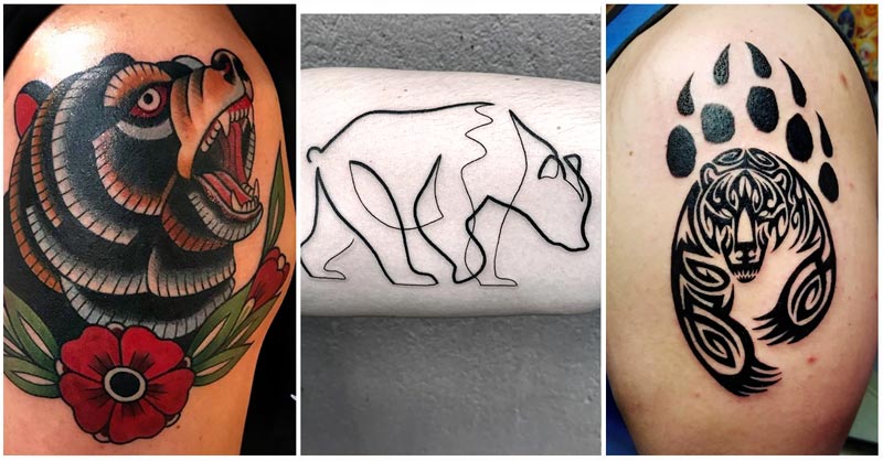 Bear Tattoo Design Ideas