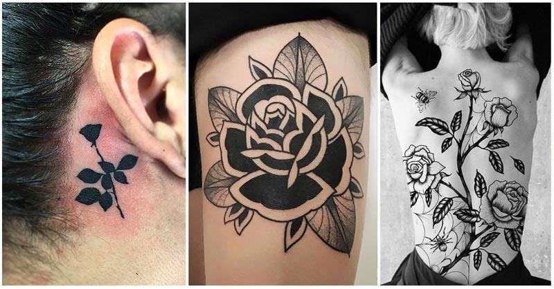 20 Rose Tattoo Ideas That Are Cute AF  Society19