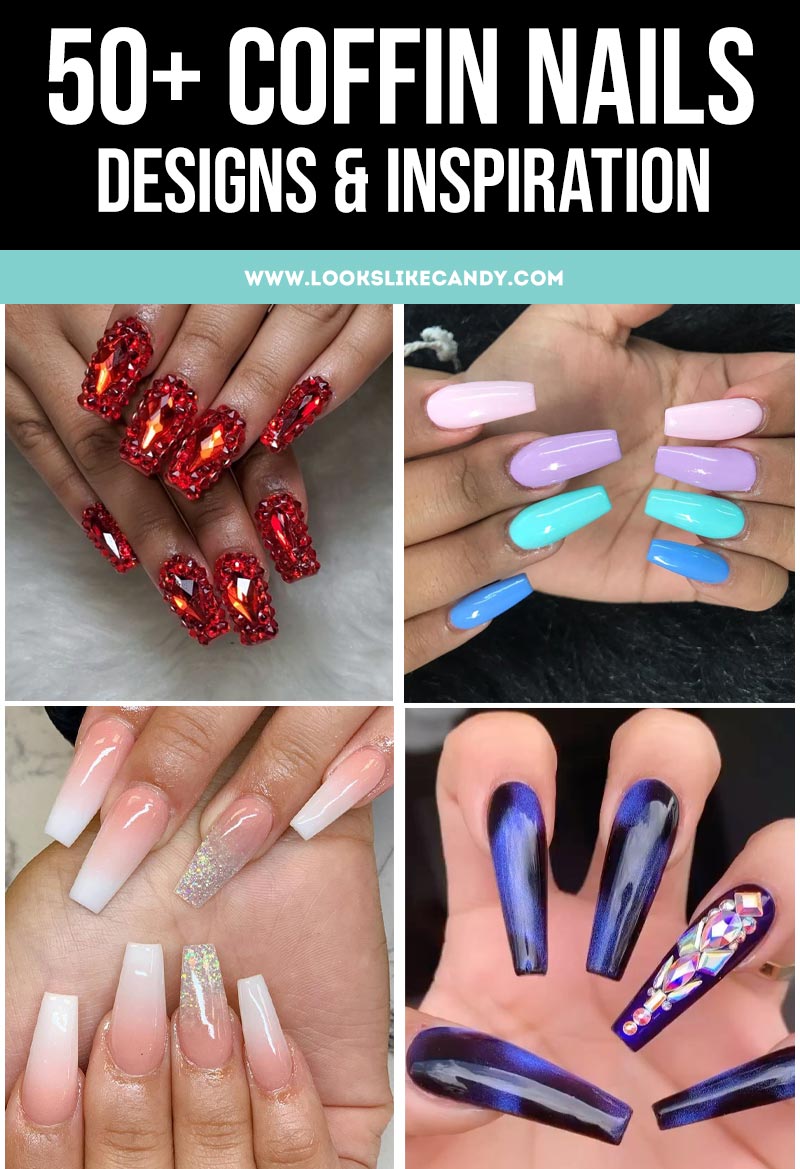 [UPDATED] 50+ Coffin Nail Designs