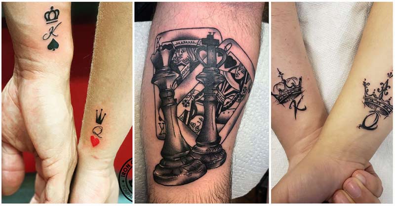 UPDATED] 44 Impressive King and Queen Tattoos