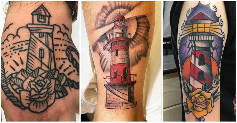 Lighthouse tattoo design ideas