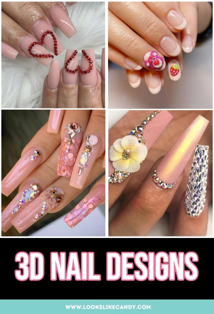 UPDATED] 30+ Most Amazing 3D Nail Styles