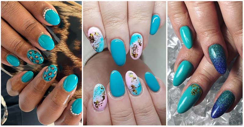UPDATED] 40 Trendy Turquoise Nails