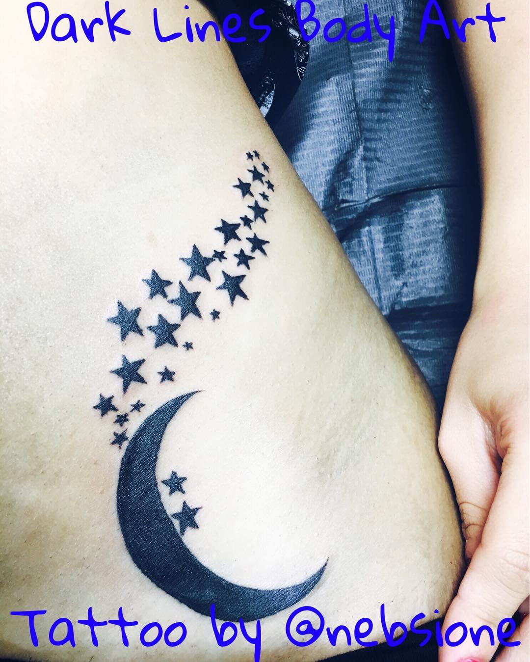 Moon and Star Tattoos