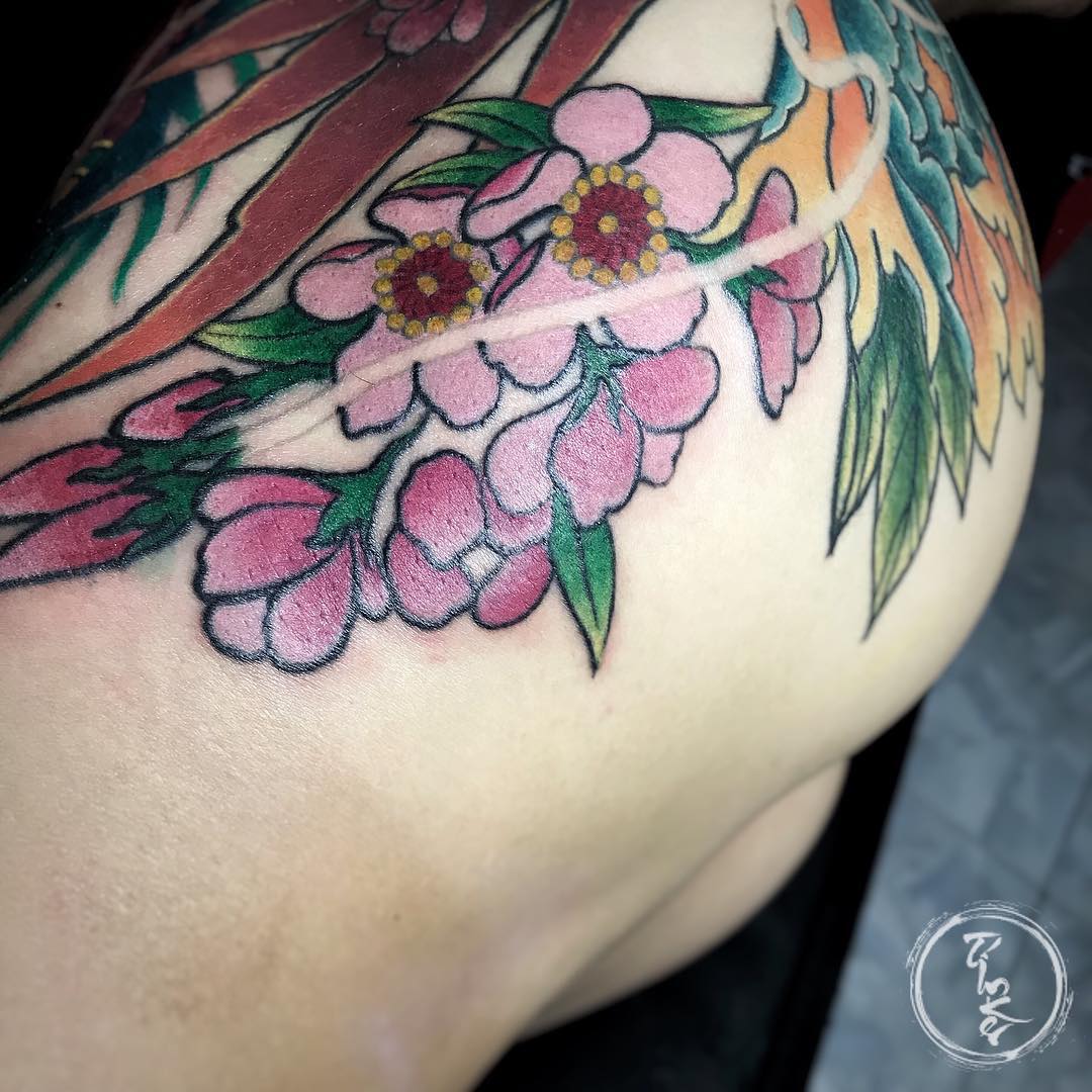 Japanese Sakura tattoo 