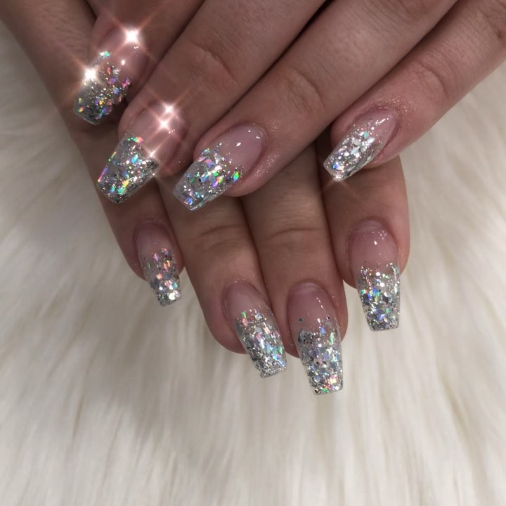 UPDATED] 40 Ombre Sparkle Nails