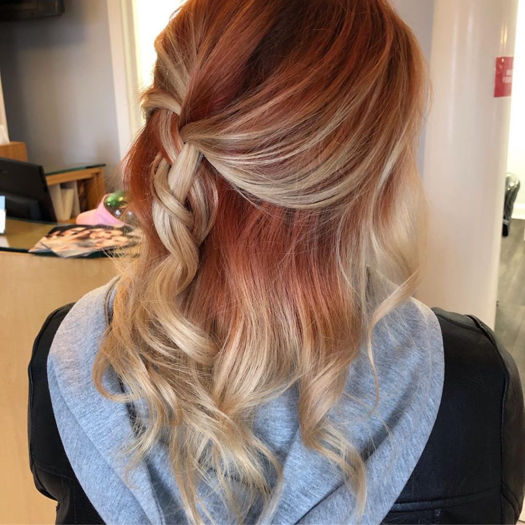 [UPDATED] 40+ Red to Blonde Ombre Hairstyles
