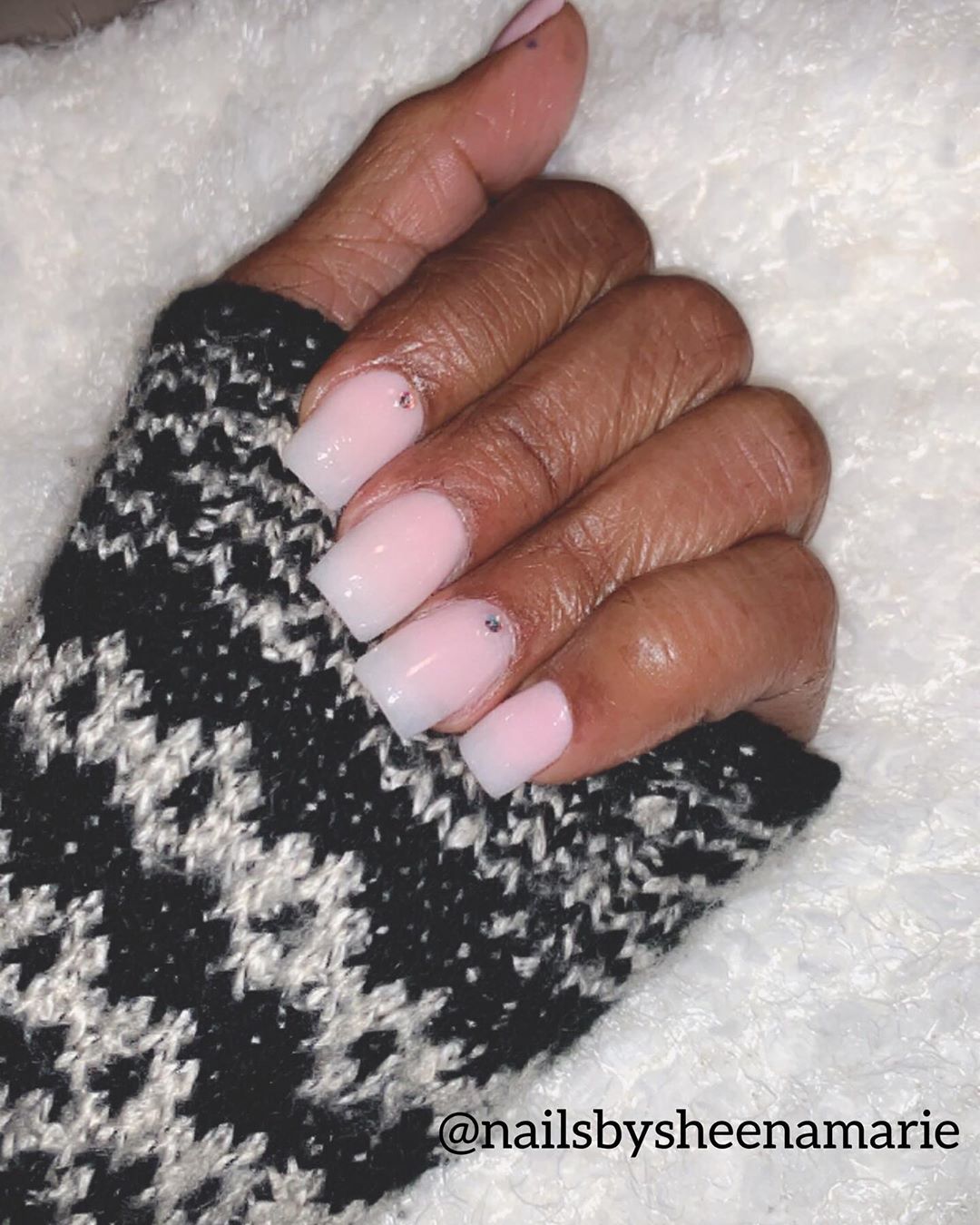 Gorgeous image of ombre french tips to inspire your next manicure