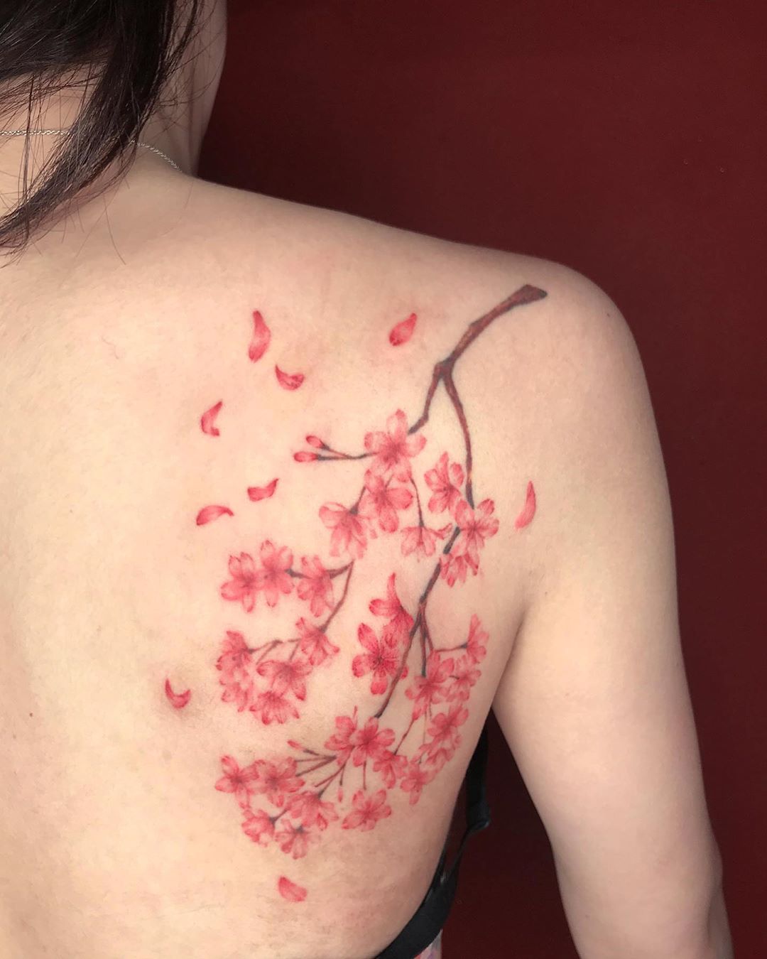 Falling petals Cherry Blossom Tattoo