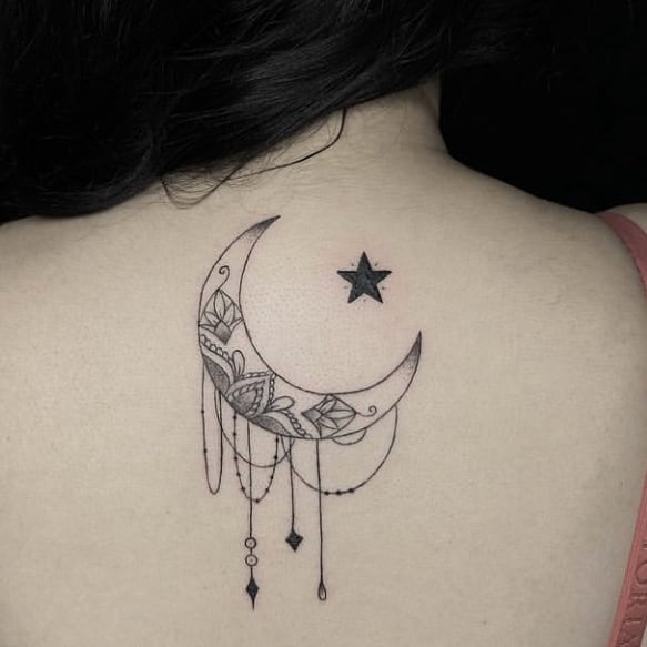 Moon and Star Tattoo Inspirations