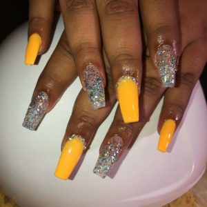 [UPDATED] 55 Sunny Yellow Acrylic Nail Designs