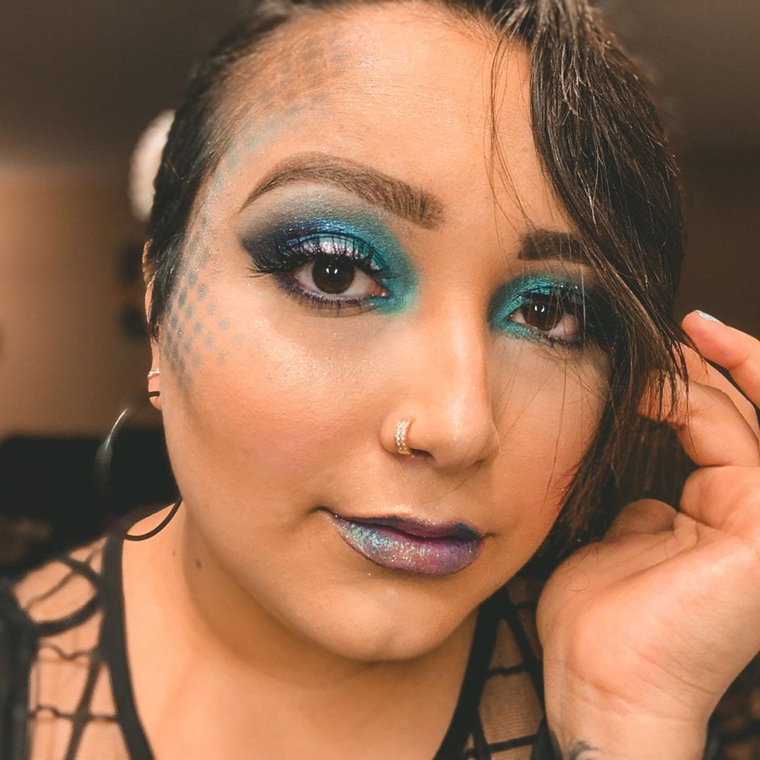 Mermaid makeup idea and inspiration