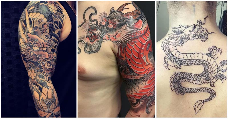 UPDATED] 40 Powerful Japanese Dragon Tattoos