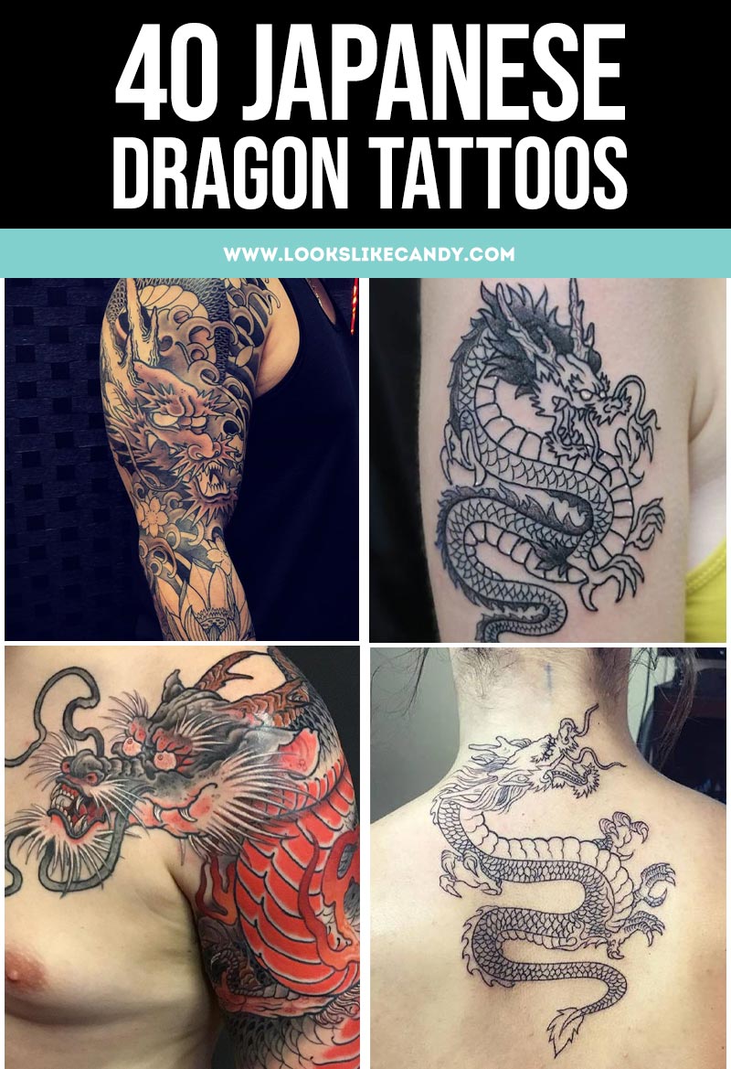 [UPDATED] 40 Powerful Japanese Dragon Tattoos