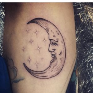 [UPDATED] 40 Symbolic Crescent Moon Tattoos
