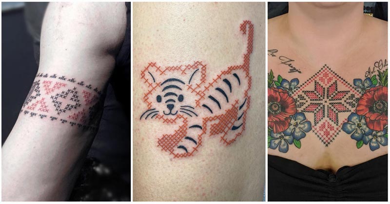 Cross Stitch Tattoos Featured image