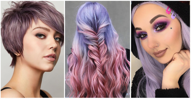 UPDATED] 40+ New Lavender Hair Styles