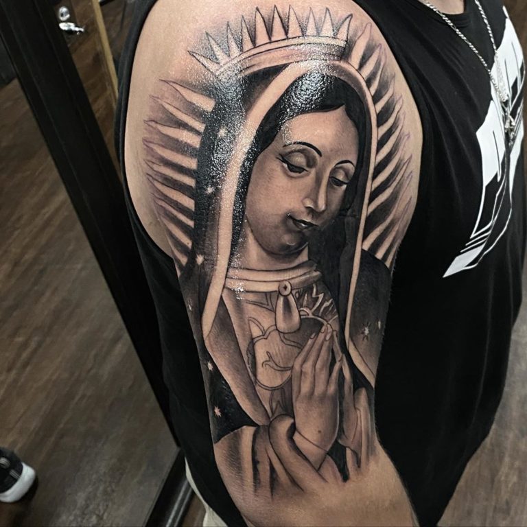 [UPDATED] 30+ Iconic Virgin Mary Tattoos