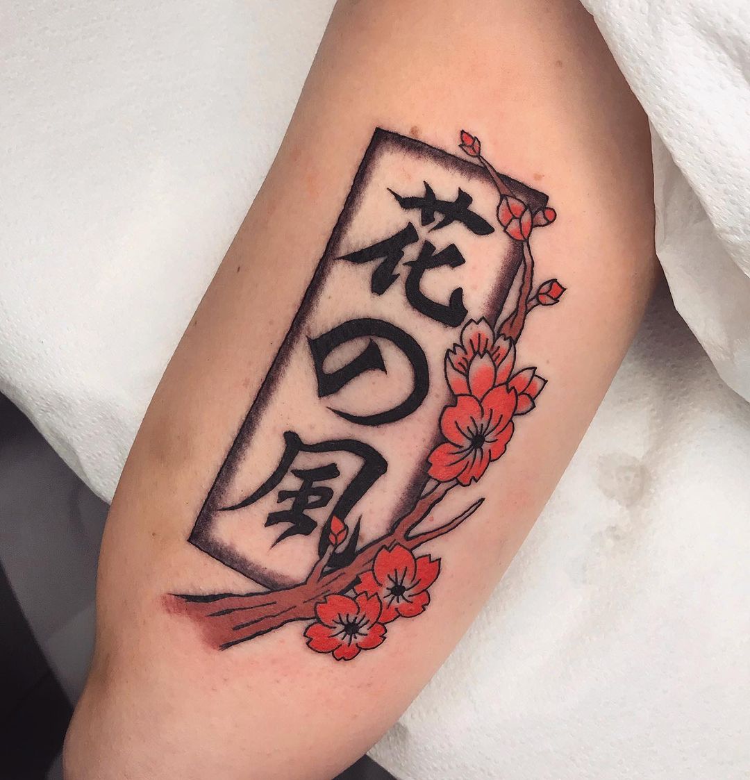 Inspirational image of kanji tattoo