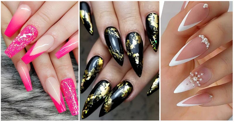 Images of pointy nails