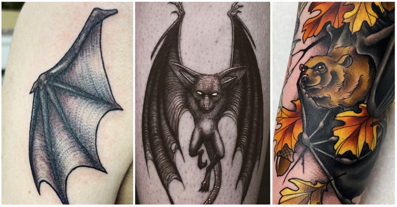 Bat wing tattoo meaning