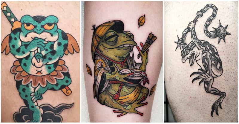 Frog Wizard by Jon Larson at Harlequin in Hamtramck MI  Frog tattoos Traditional  tattoo American traditional tattoo