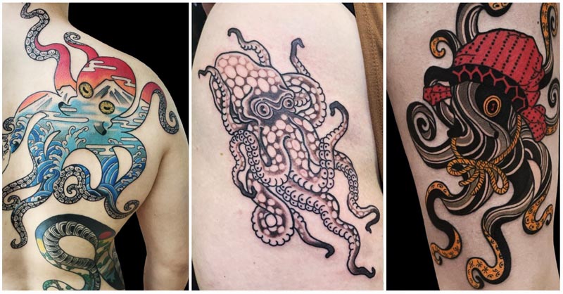 Japanese octopus tattoo ideas