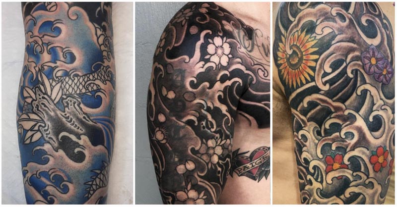 Japanese Water Tattoo Designs and Ideas