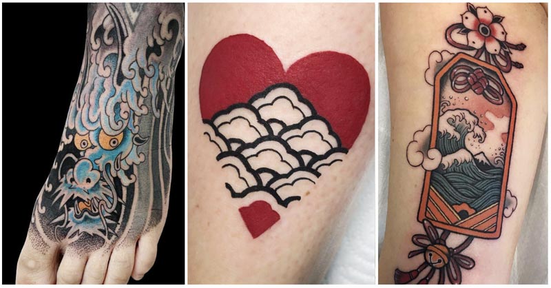 UPDATED] 40 Japanese Wave Tattoos to Calm Your Troubles
